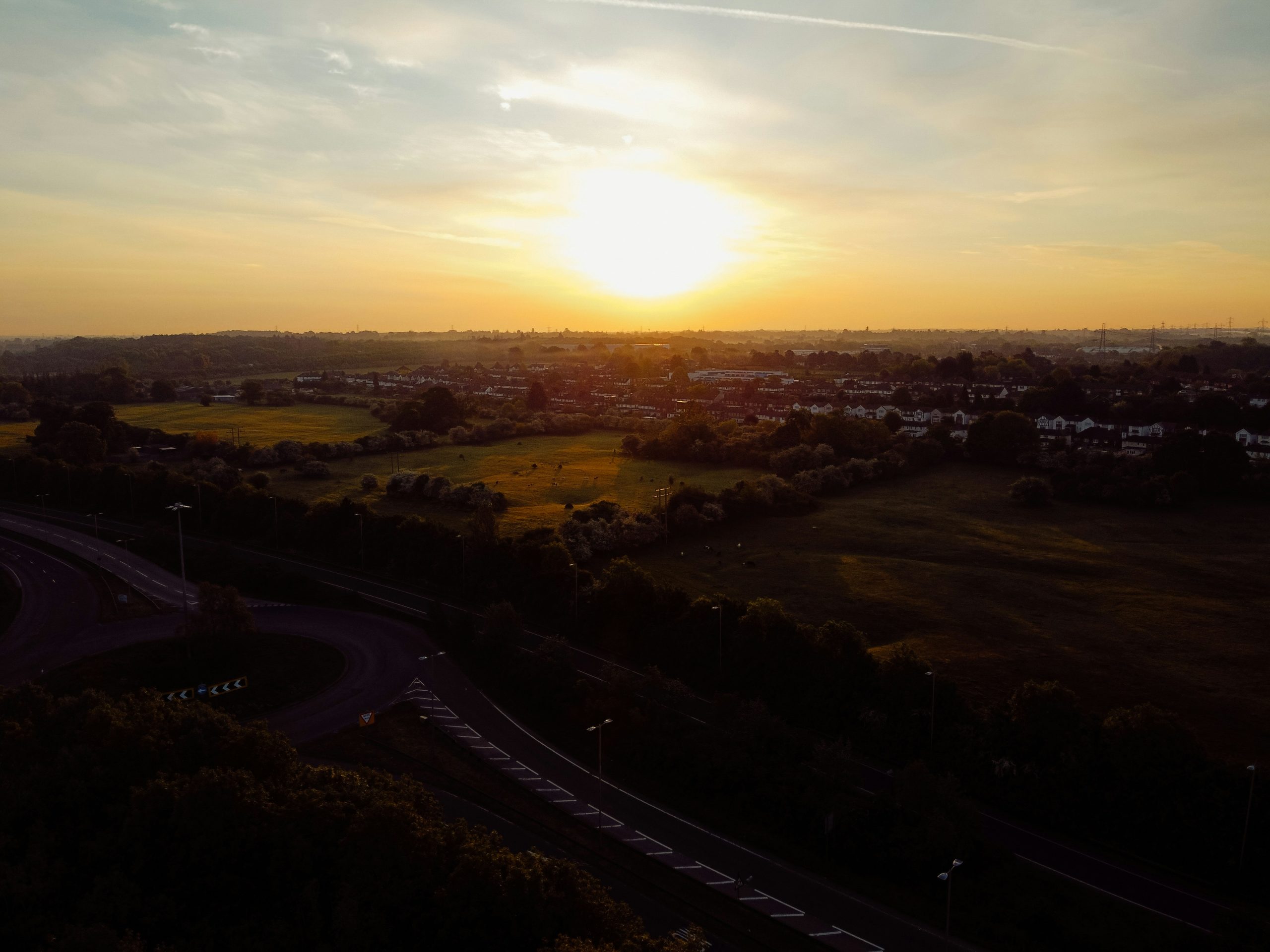 Watford sunset
